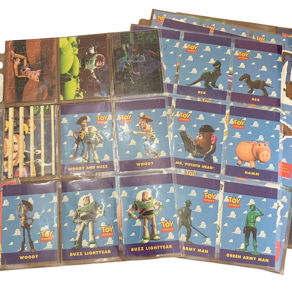 Toy Story Skybox Trading Cards 1995 Cards Punchouts Badges 62 Cards Vintage - Picture 3 of 7